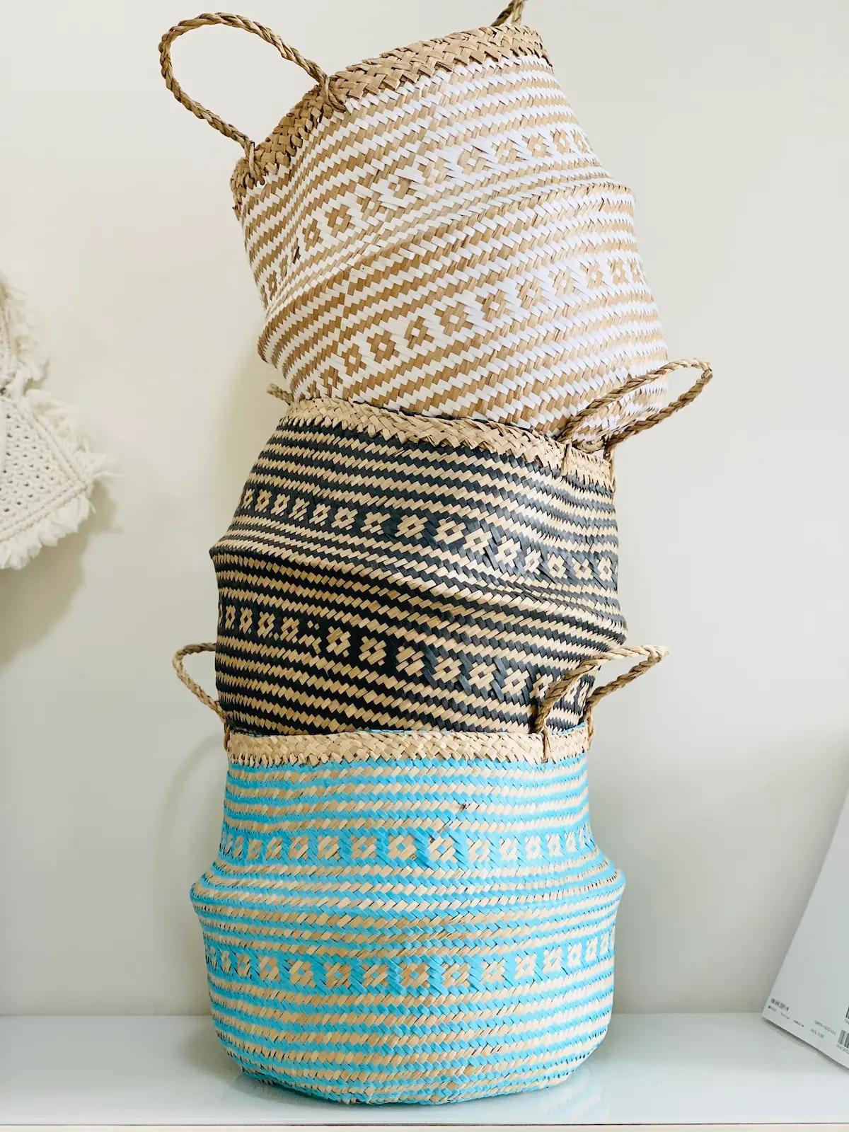 seagrass belly basket vietnam